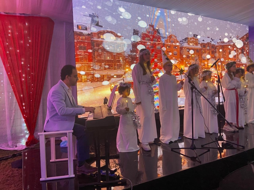 CCMUP Participates in Saint Lucia Celebration at the Swedish Embassy in Cairo1